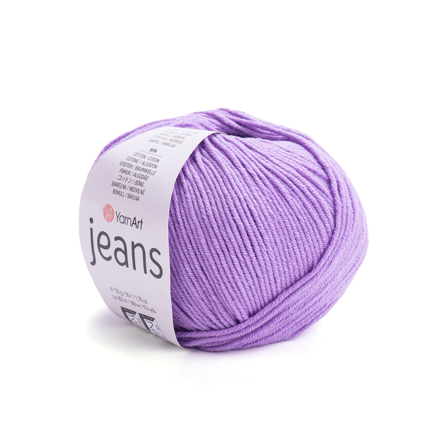 YarnArt Jeans 5 x 50g - 160m - 55% Cotton - 45% Polyacrylic Knitting Crochet Yarn