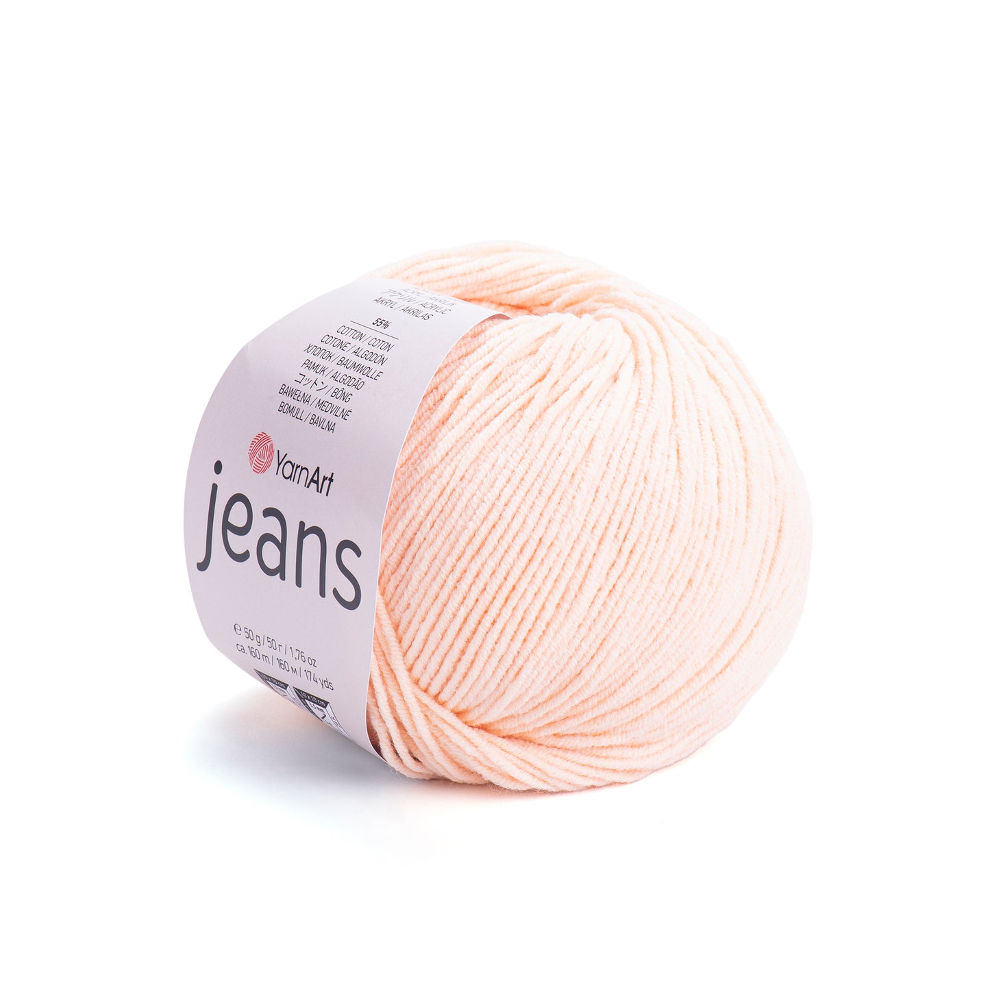 YarnArt Jeans 5 x 50g - 160m - 55% Cotton - 45% Polyacrylic Knitting Crochet Yarn
