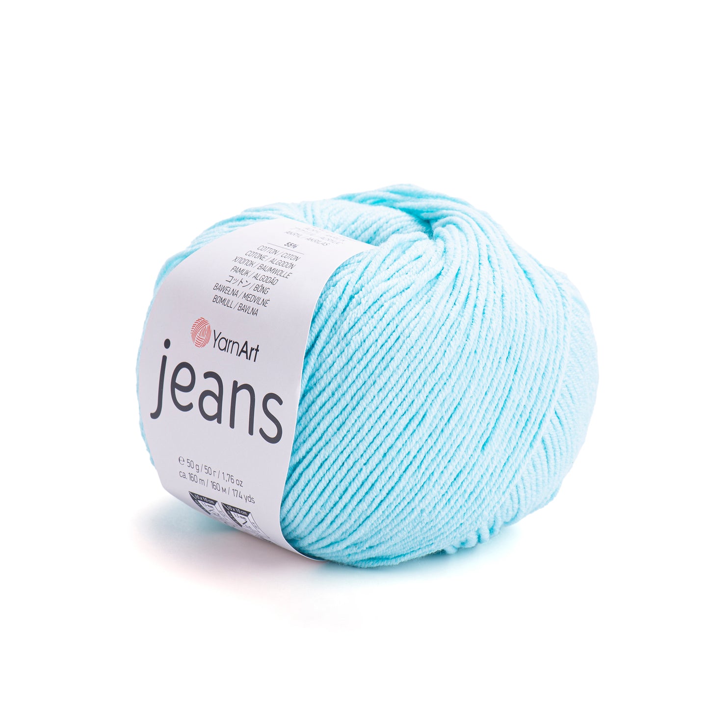 YarnArt Jeans 5 x 50g - 160m - 55% Cotton - 45% Polyacrylic Knitting Crochet Yarn