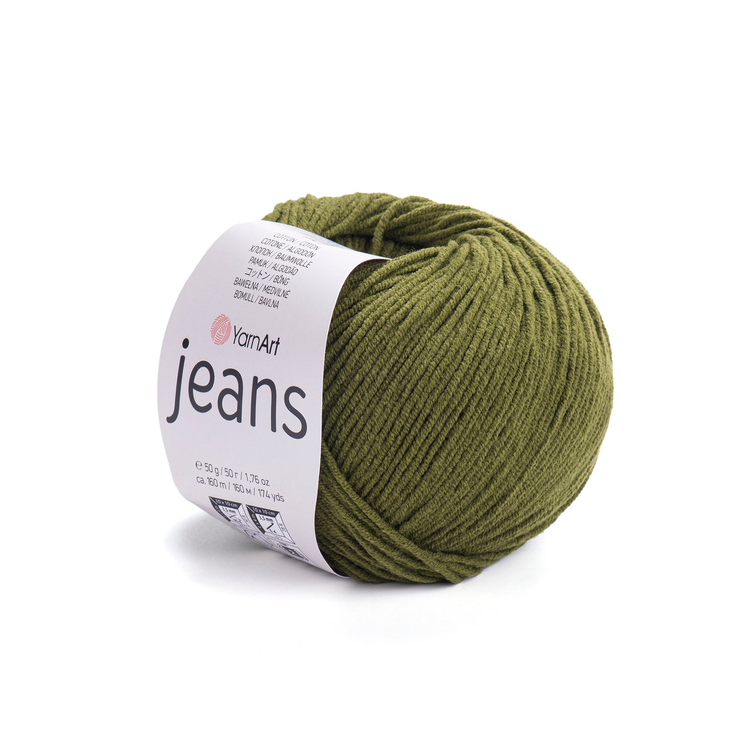YarnArt Jeans 5 x 50g - 160m - 55% Cotton - 45% Polyacrylic Knitting Crochet Yarn