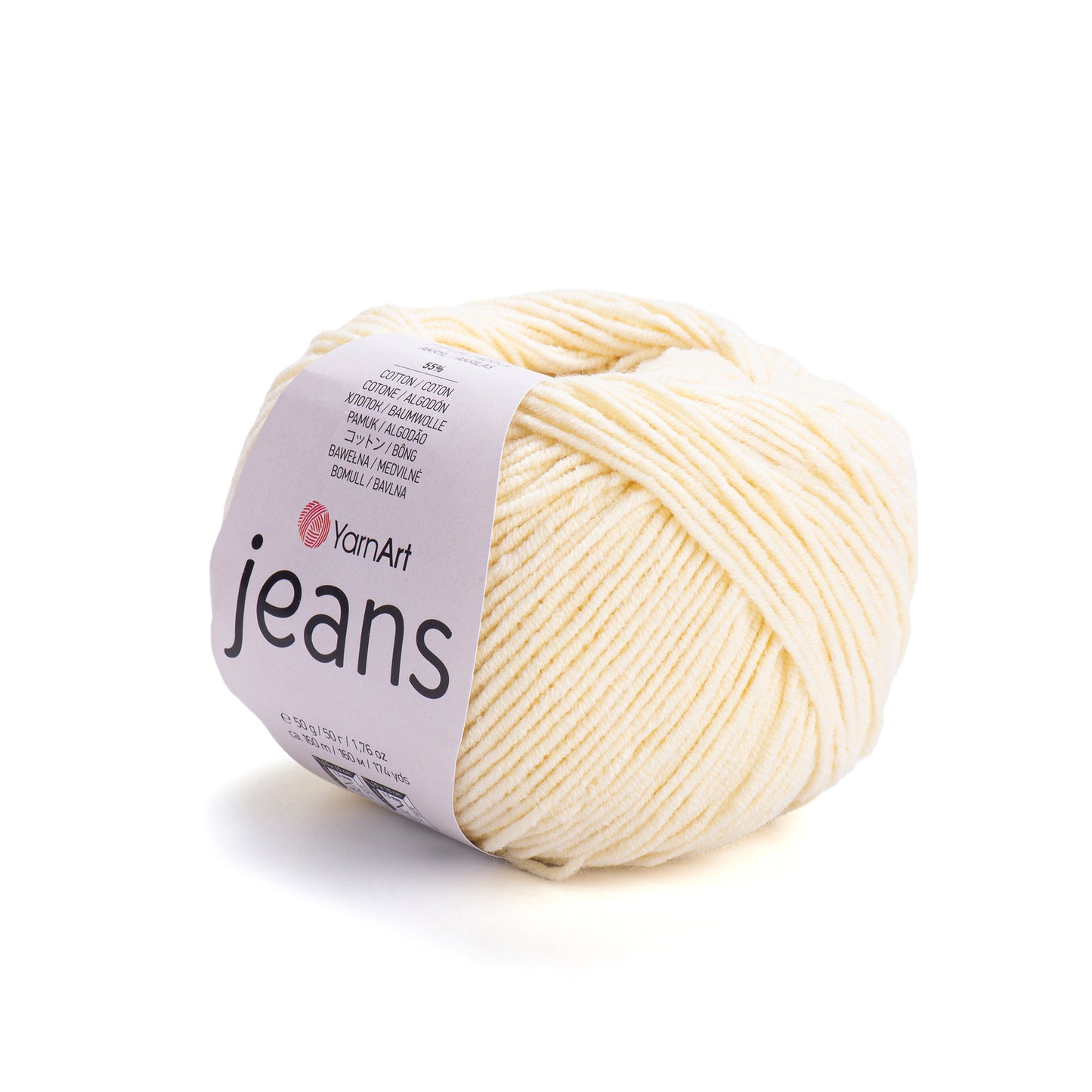 YarnArt Jeans 5 x 50g - 160m - 55% Cotton - 45% Polyacrylic Knitting Crochet Yarn