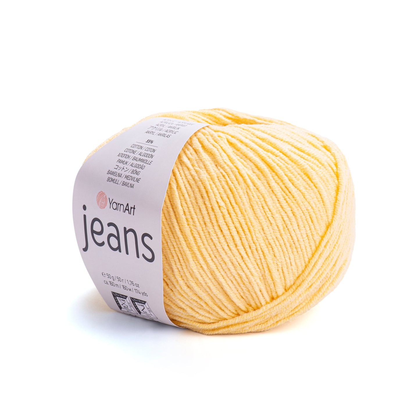 YarnArt Jeans 5 x 50g - 160m - 55% Cotton - 45% Polyacrylic Knitting Crochet Yarn