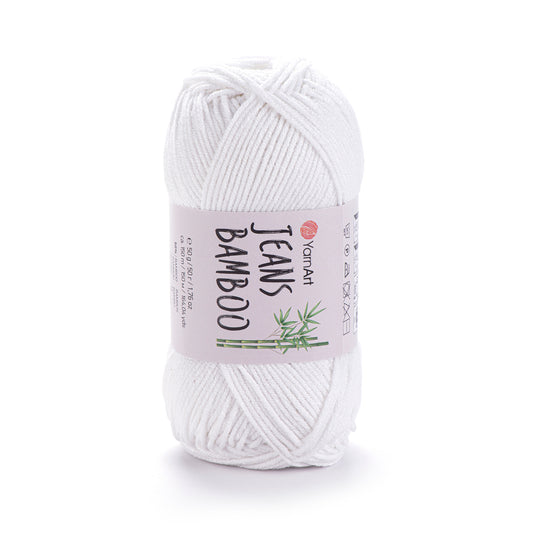 YarnArt Jeans Bamboo 5 x 50g - 150m - 50% Bamboo - 50% Acrylic Knitting Crochet Yarn