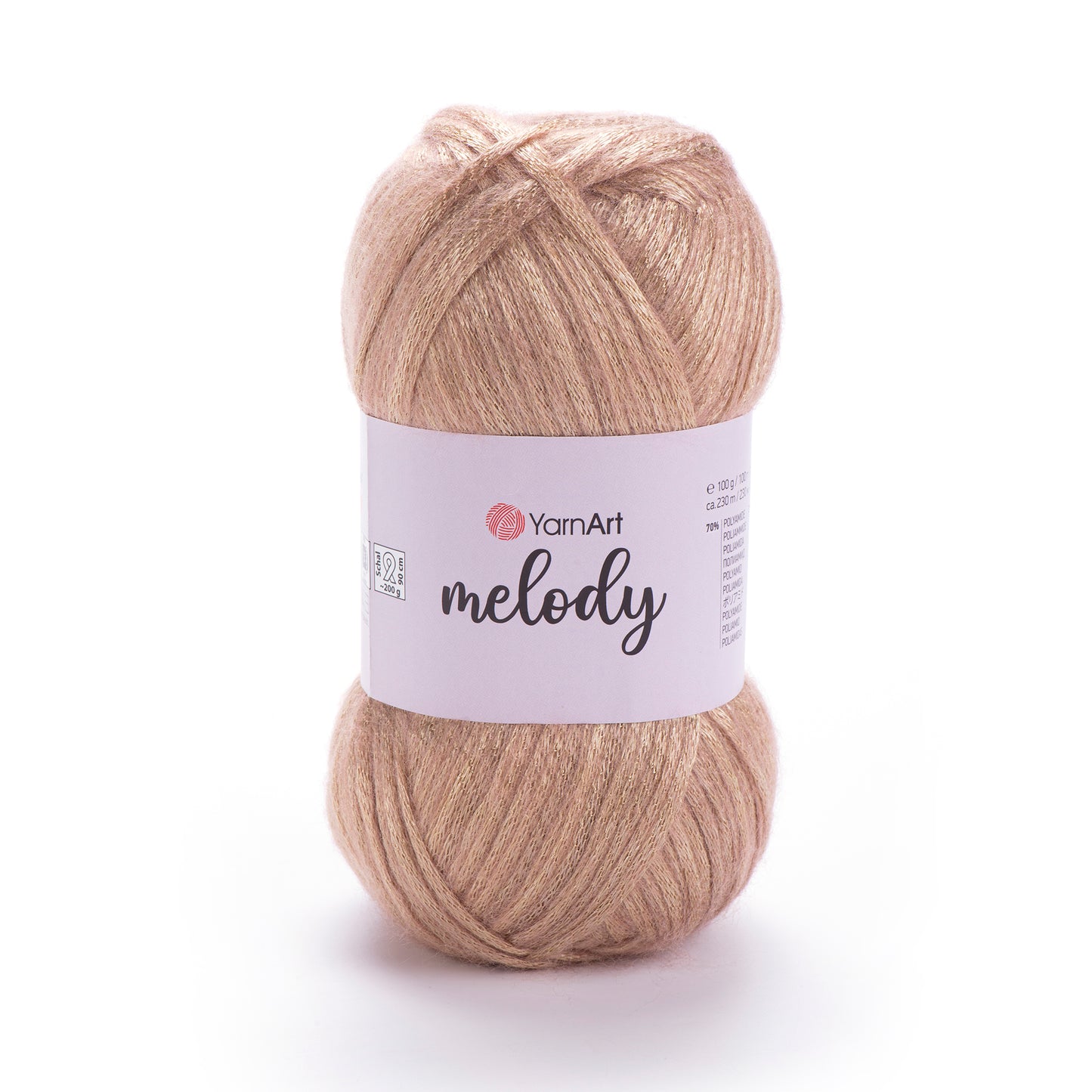 YarnArt Melody 5 x 100g - 230m - 9% Wool - 21% Acrylic - 70% Polyamide Knitting Crochet Yarn