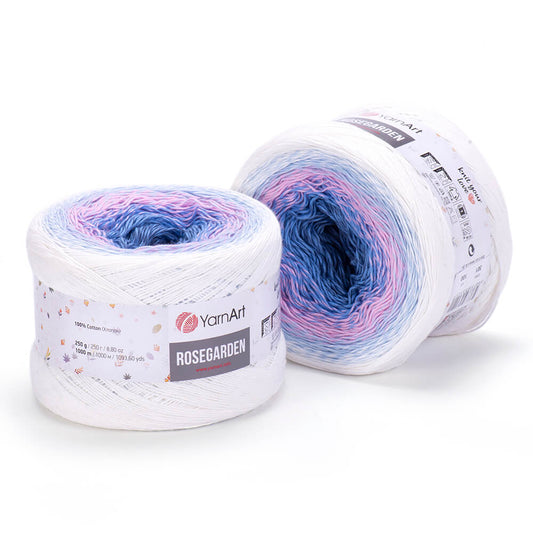 YarnArt Rosegarden 1 x 250g - 1000m - 100% Cotton Knitting Crochet Yarn