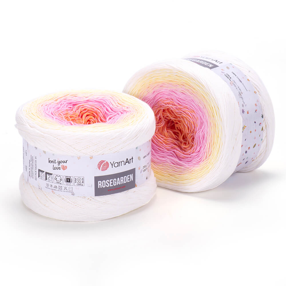 YarnArt Rosegarden 1 x 250g - 1000m - 100% Cotton Knitting Crochet Yarn
