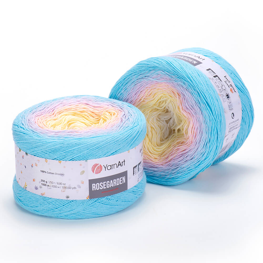 YarnArt Rosegarden 1 x 250g - 1000m - 100% Cotton Knitting Crochet Yarn
