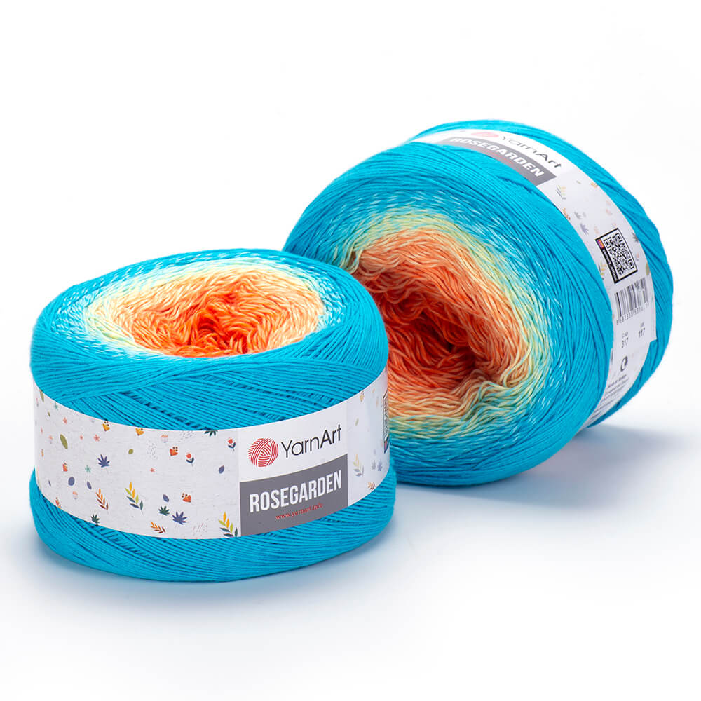 YarnArt Rosegarden 1 x 250g - 1000m - 100% Cotton Knitting Crochet Yarn