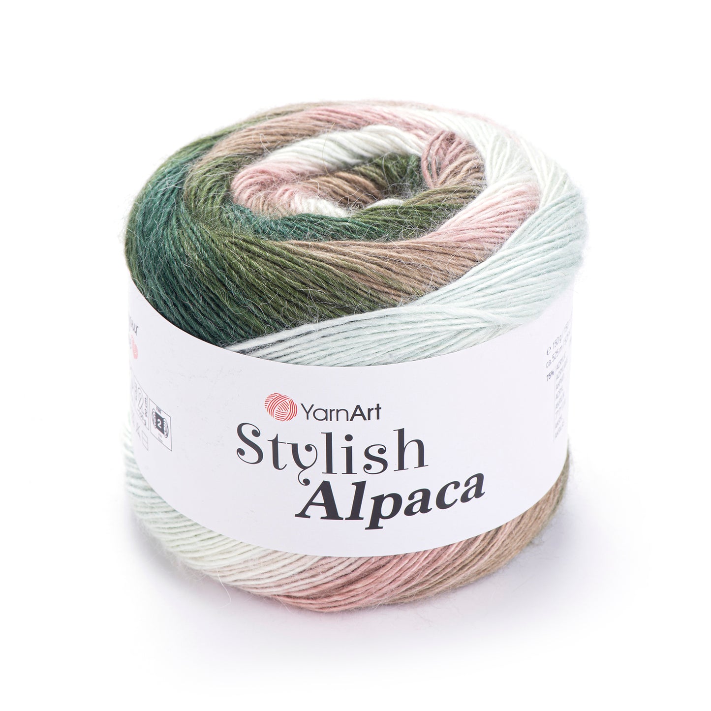 YarnArt Stylish Alpaca 1 x 150g - 525m - 25% Alpaca - 75% Acrylic Fine DK Knitting Crochet Yarn