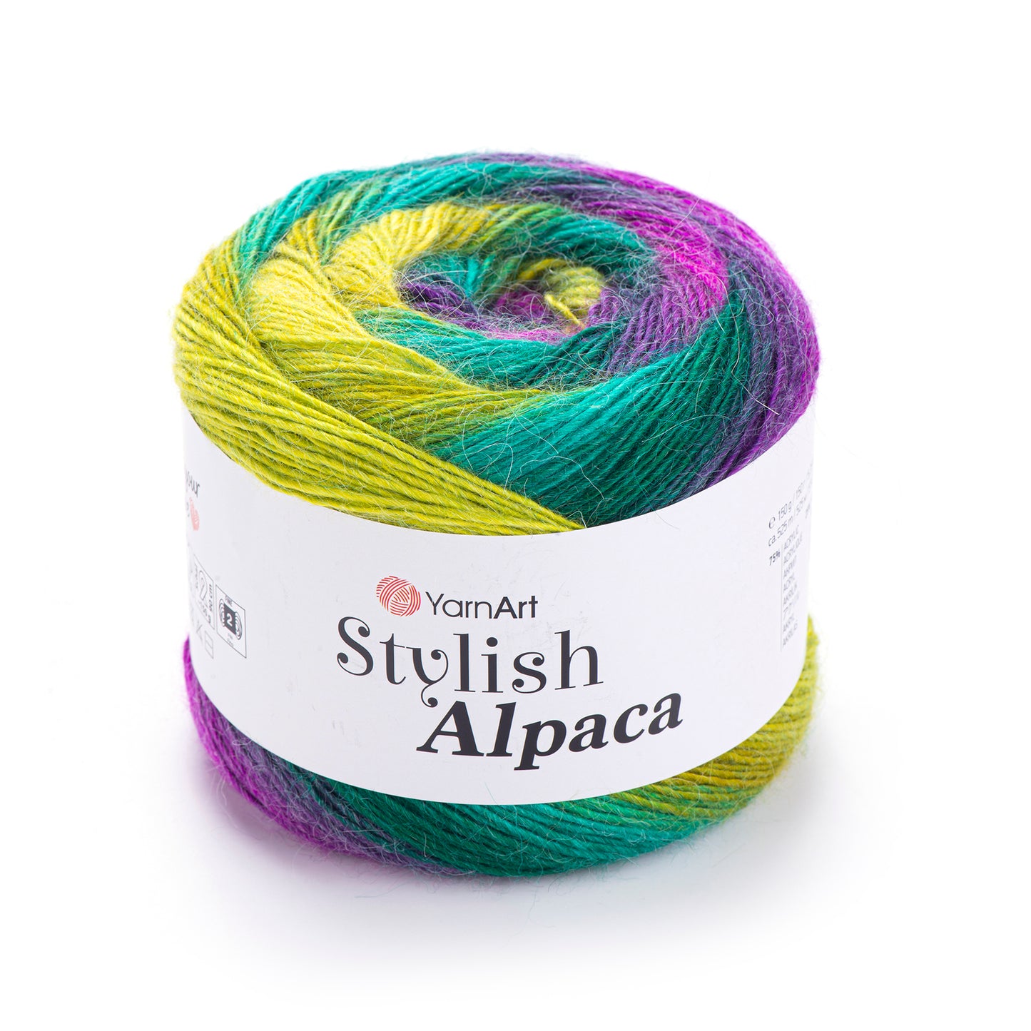 YarnArt Stylish Alpaca 1 x 150g - 525m - 25% Alpaca - 75% Acrylic Fine DK Knitting Crochet Yarn
