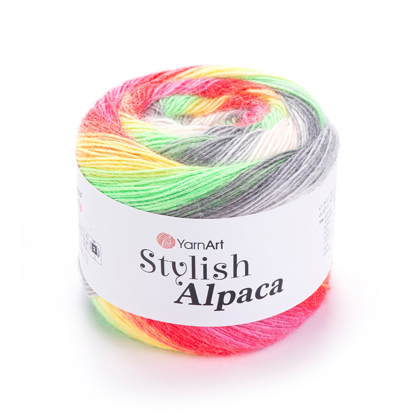YarnArt Stylish Alpaca 1 x 150g - 525m - 25% Alpaca - 75% Acrylic Fine DK Knitting Crochet Yarn