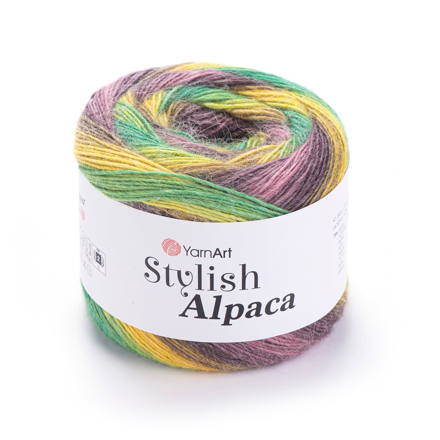 YarnArt Stylish Alpaca 1 x 150g - 525m - 25% Alpaca - 75% Acrylic Fine DK Knitting Crochet Yarn
