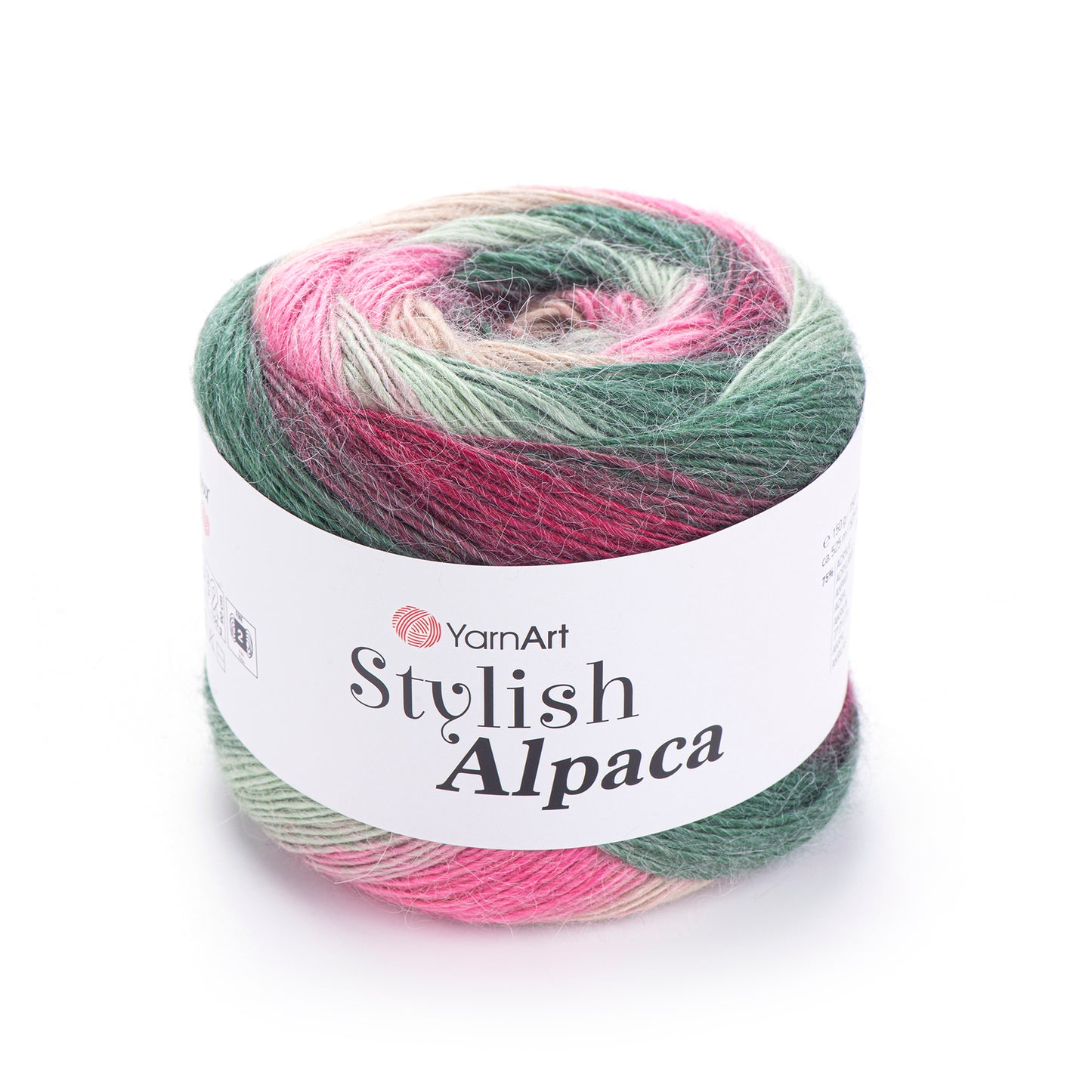 YarnArt Stylish Alpaca 1 x 150g - 525m - 25% Alpaca - 75% Acrylic Fine DK Knitting Crochet Yarn