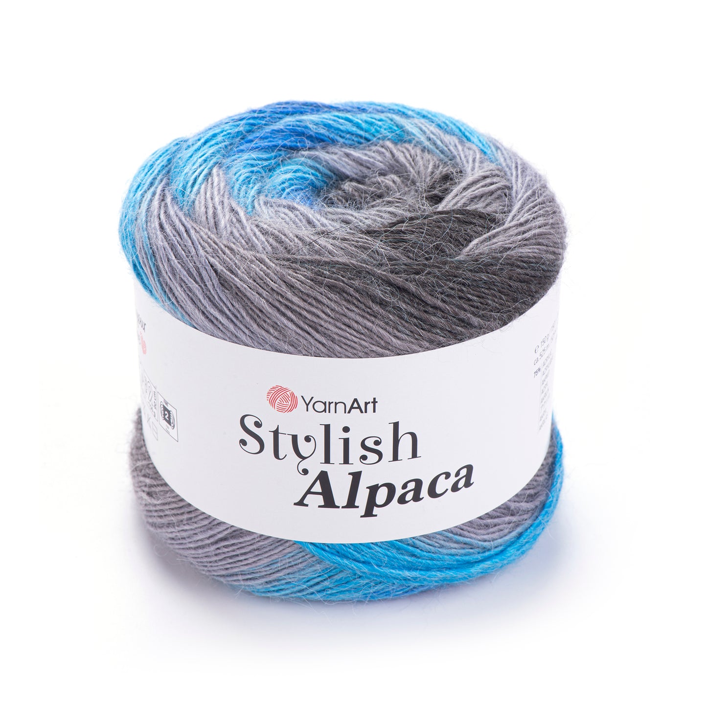 YarnArt Stylish Alpaca 1 x 150g - 525m - 25% Alpaca - 75% Acrylic Fine DK Knitting Crochet Yarn