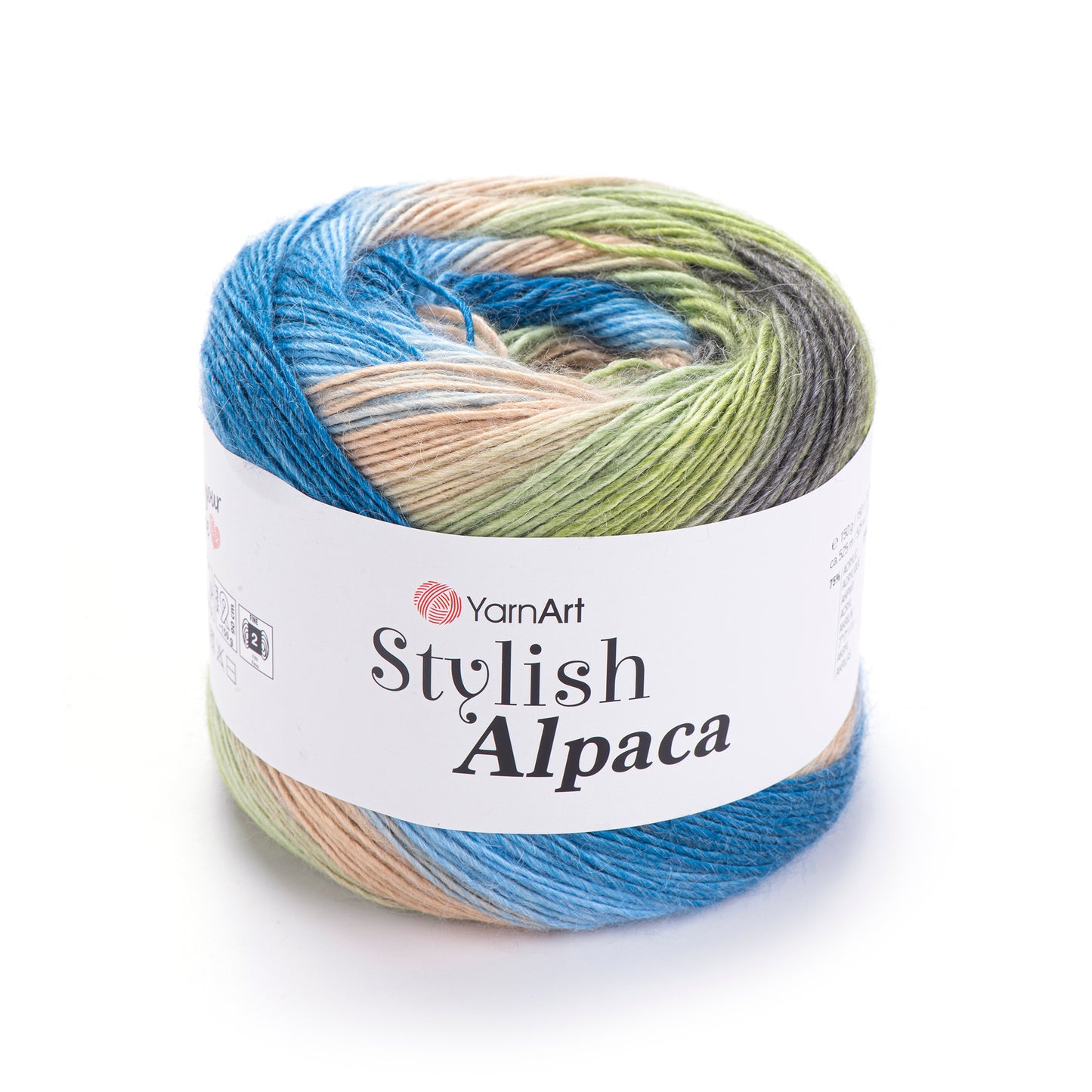 YarnArt Stylish Alpaca 1 x 150g - 525m - 25% Alpaca - 75% Acrylic Fine DK Knitting Crochet Yarn