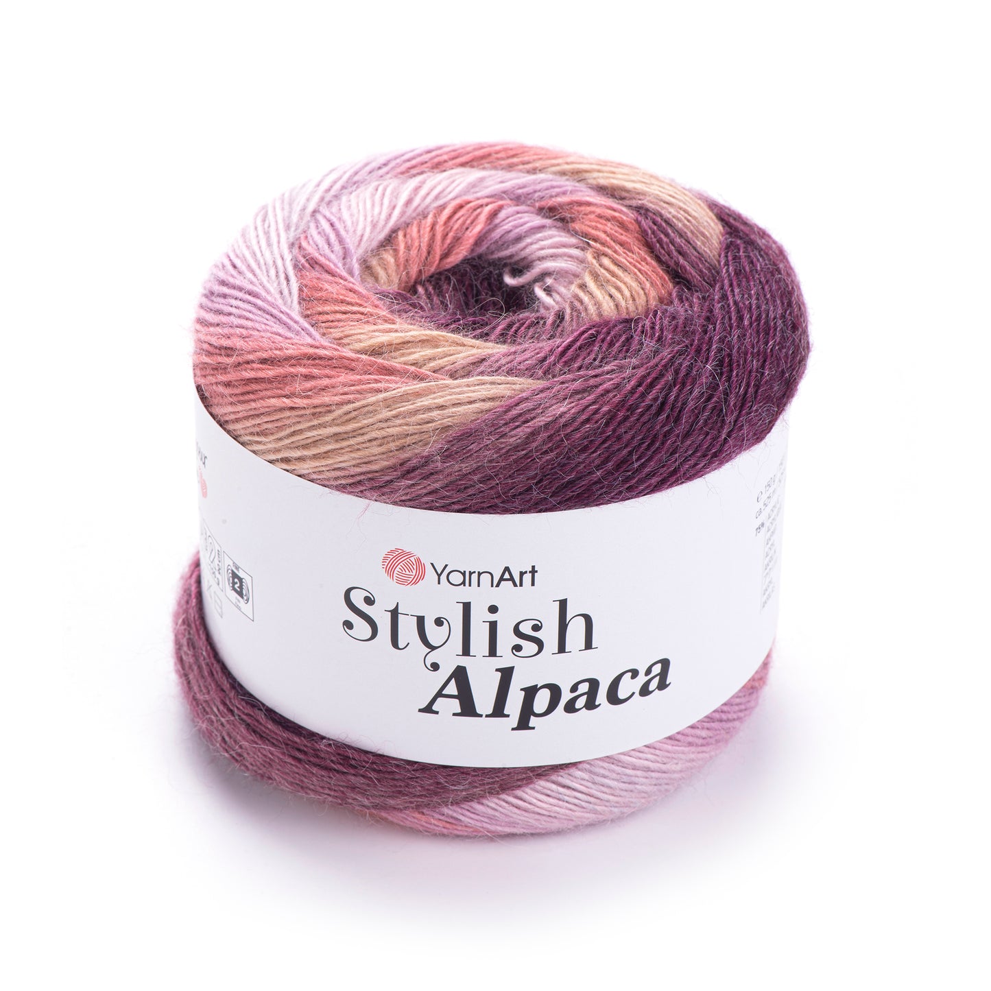 YarnArt Stylish Alpaca 1 x 150g - 525m - 25% Alpaca - 75% Acrylic Fine DK Knitting Crochet Yarn