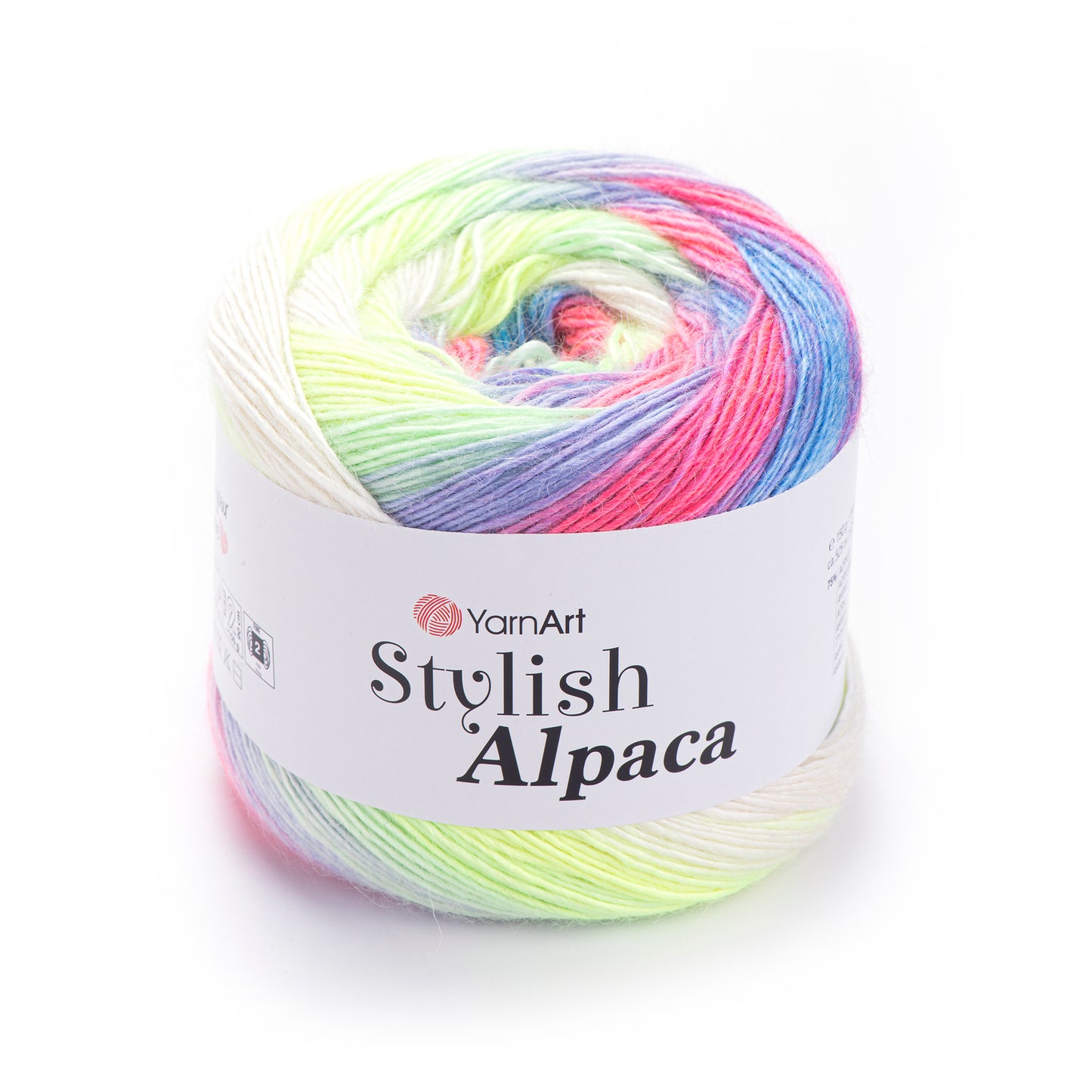 YarnArt Stylish Alpaca 1 x 150g - 525m - 25% Alpaca - 75% Acrylic Fine DK Knitting Crochet Yarn