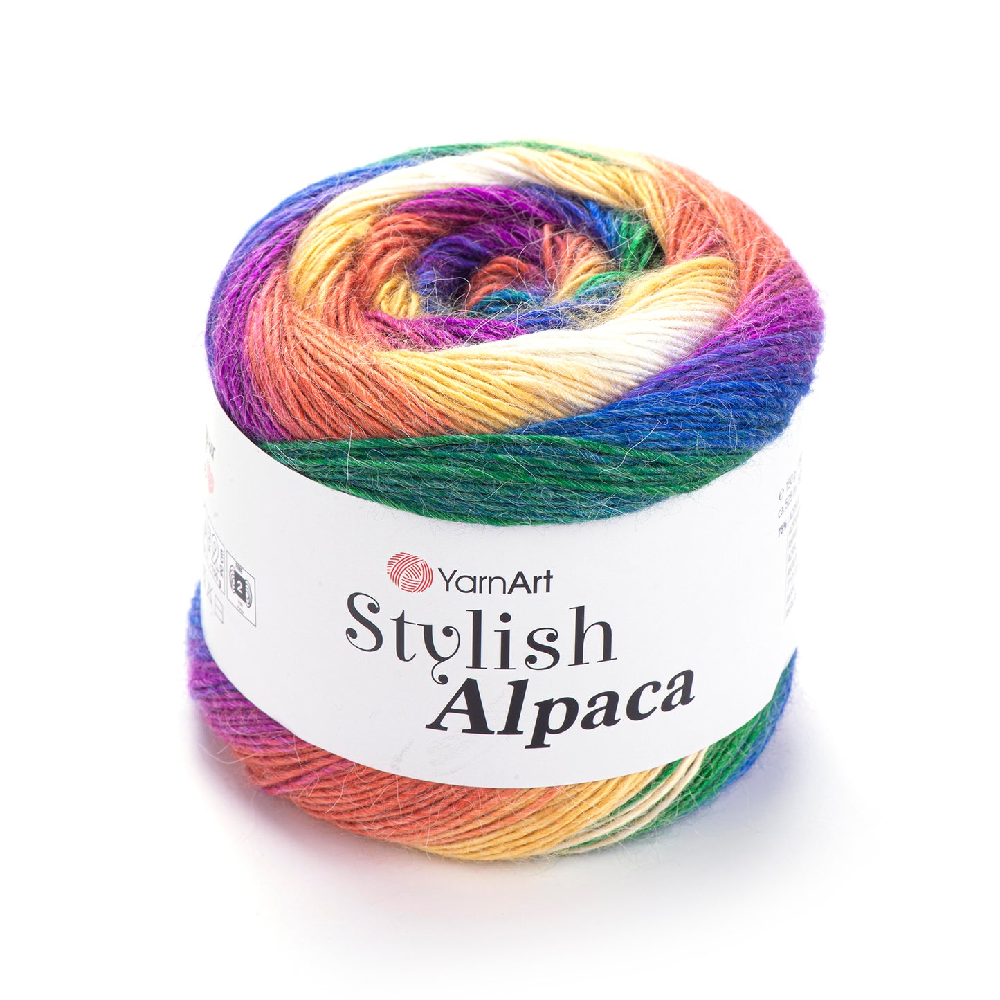 YarnArt Stylish Alpaca 1 x 150g - 525m - 25% Alpaca - 75% Acrylic Fine DK Knitting Crochet Yarn