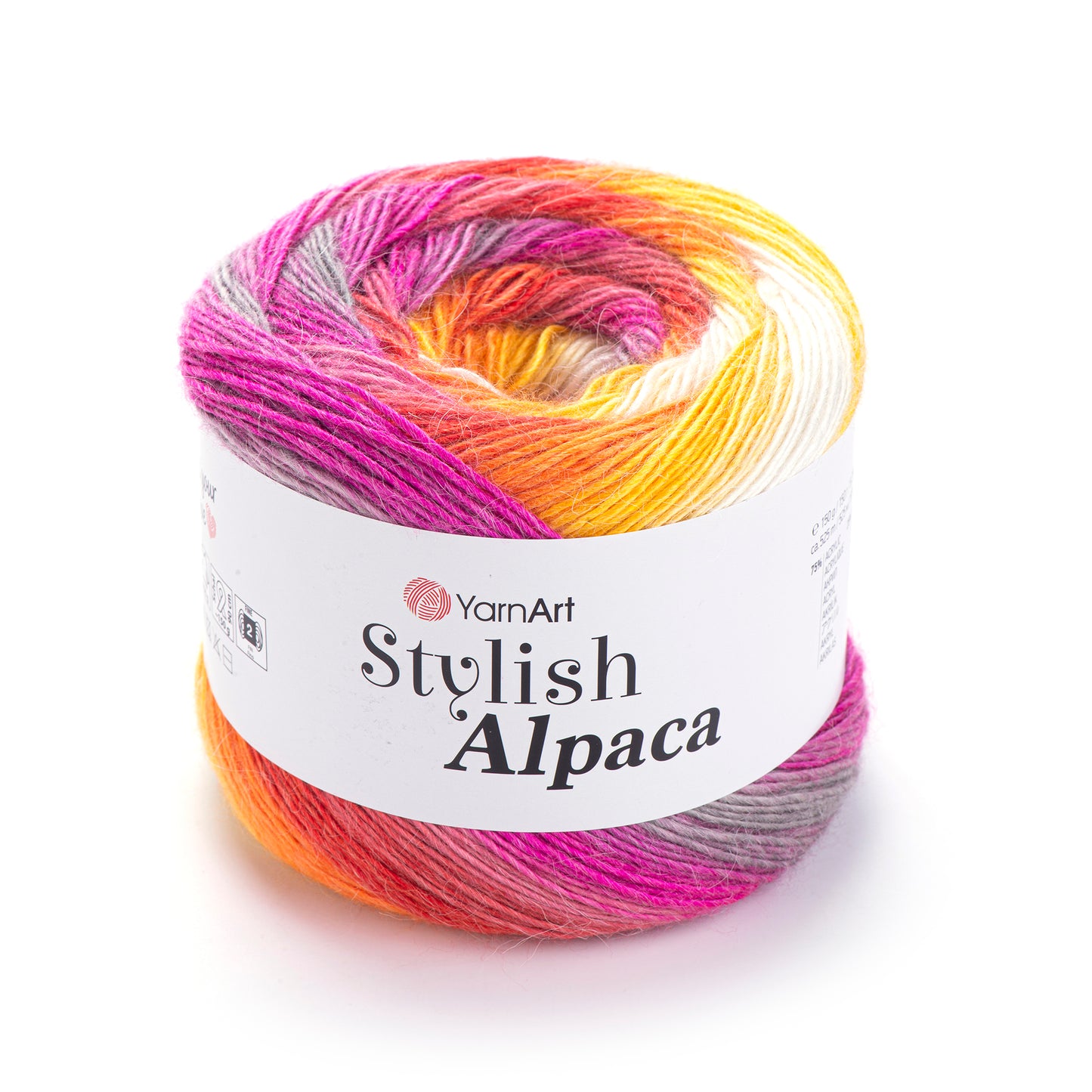 YarnArt Stylish Alpaca 1 x 150g - 525m - 25% Alpaca - 75% Acrylic Fine DK Knitting Crochet Yarn