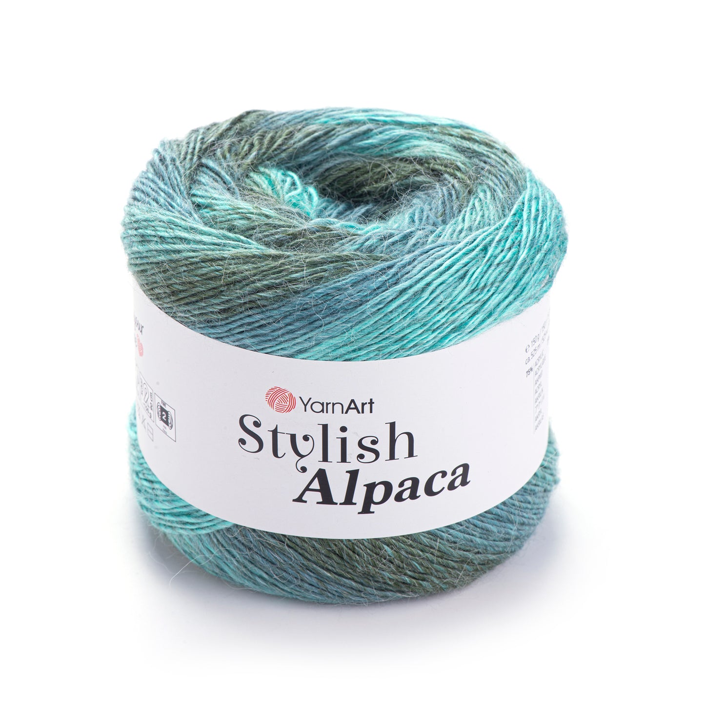 YarnArt Stylish Alpaca 1 x 150g - 525m - 25% Alpaca - 75% Acrylic Fine DK Knitting Crochet Yarn