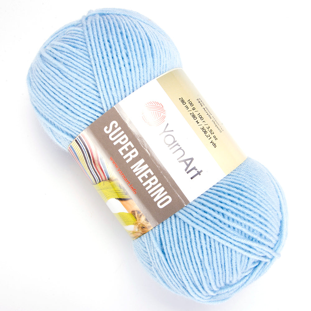 YarnArt Super Merino DK 5 x 100g - 300m - 25% Wool - 75% Acrylic Knitting Crochet Yarn