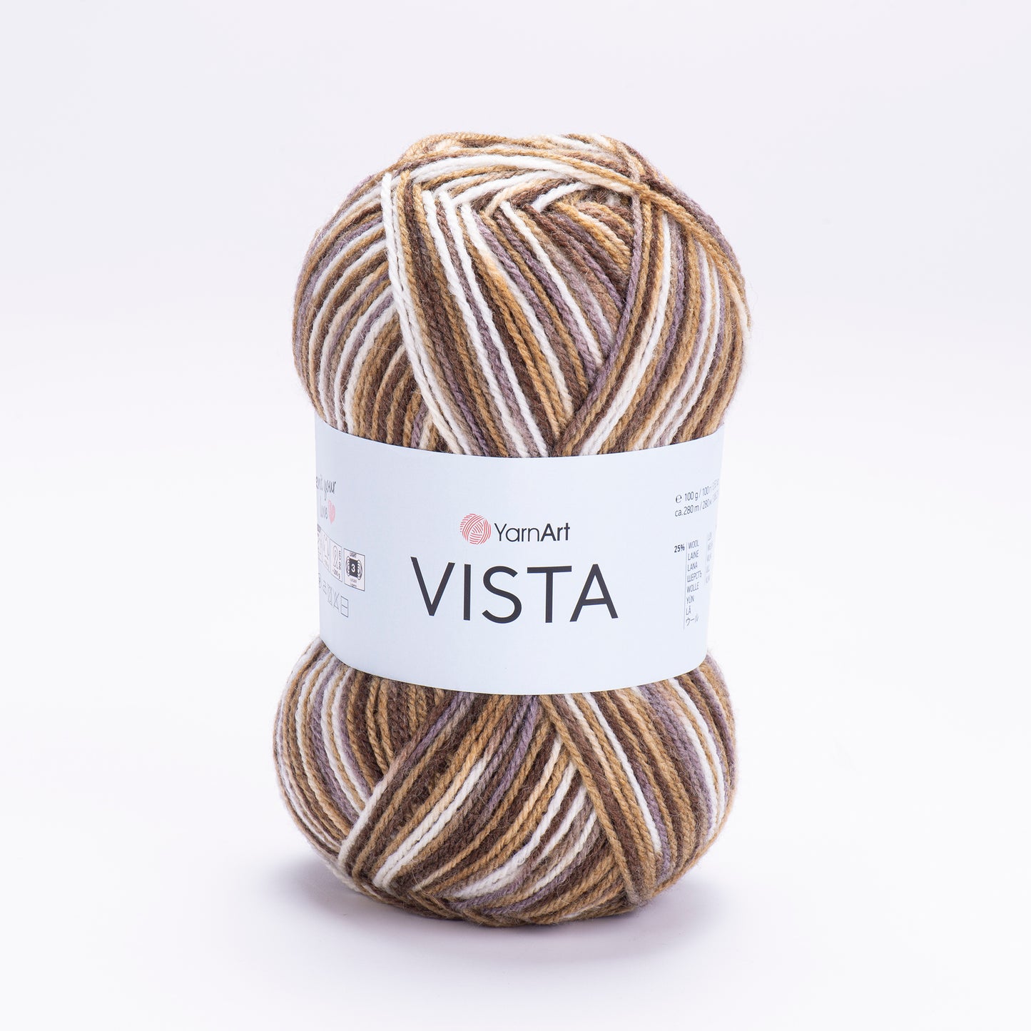 YarnArt Vista DK 5 x 100g - 280m - 25% Wool - 75% Acrylic Knitting Crochet Yarn
