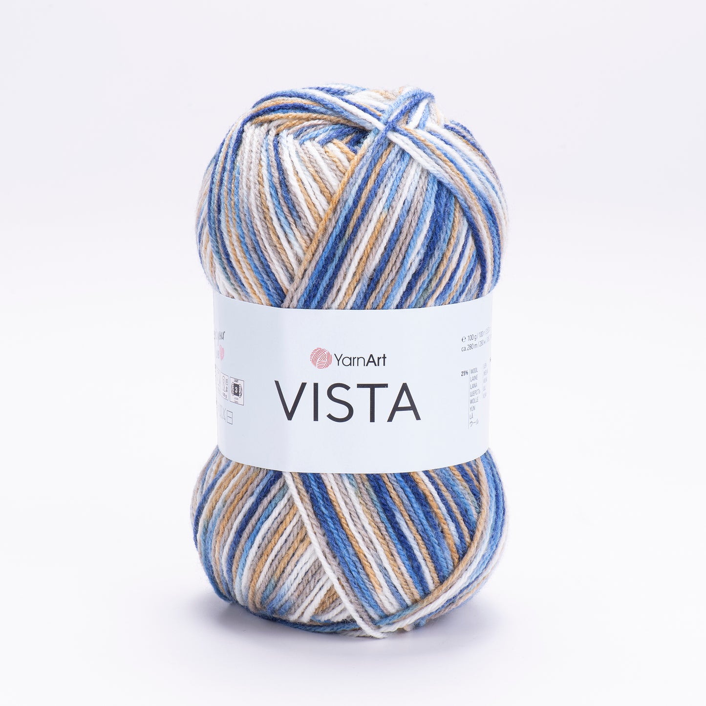 YarnArt Vista DK 5 x 100g - 280m - 25% Wool - 75% Acrylic Knitting Crochet Yarn