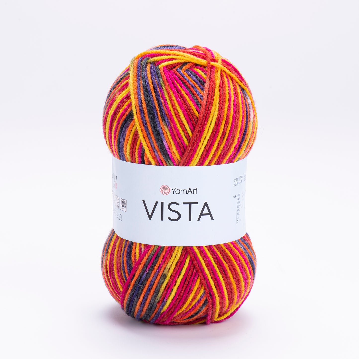 YarnArt Vista DK 5 x 100g - 280m - 25% Wool - 75% Acrylic Knitting Crochet Yarn