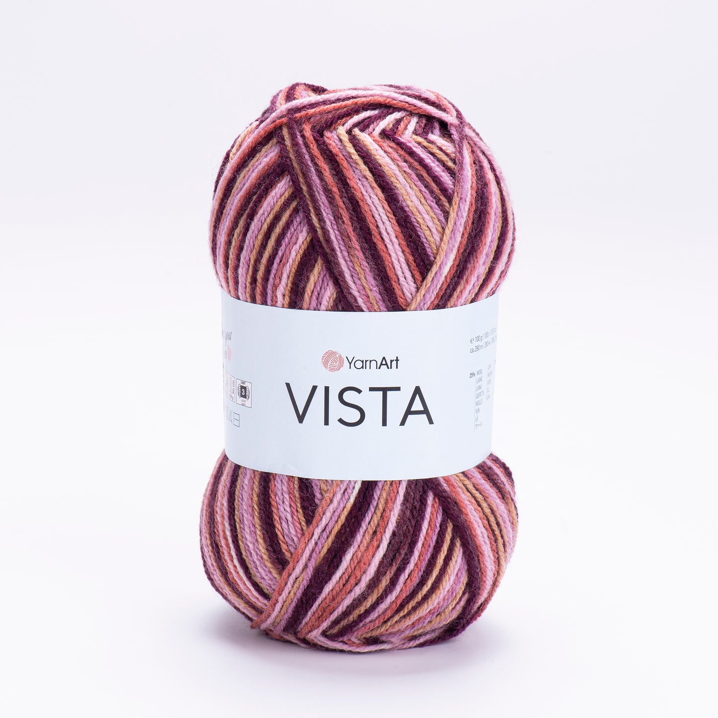 YarnArt Vista DK 5 x 100g - 280m - 25% Wool - 75% Acrylic Knitting Crochet Yarn