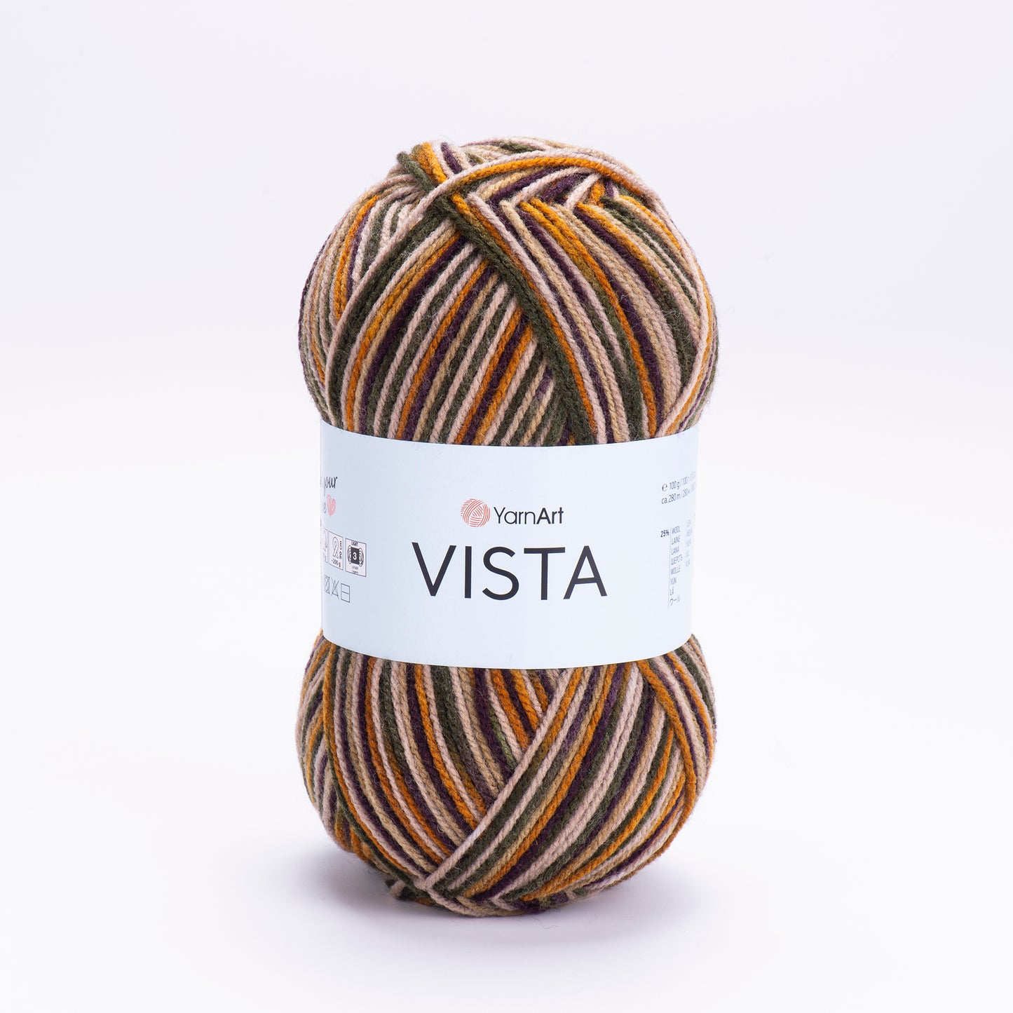 YarnArt Vista DK 5 x 100g - 280m - 25% Wool - 75% Acrylic Knitting Crochet Yarn