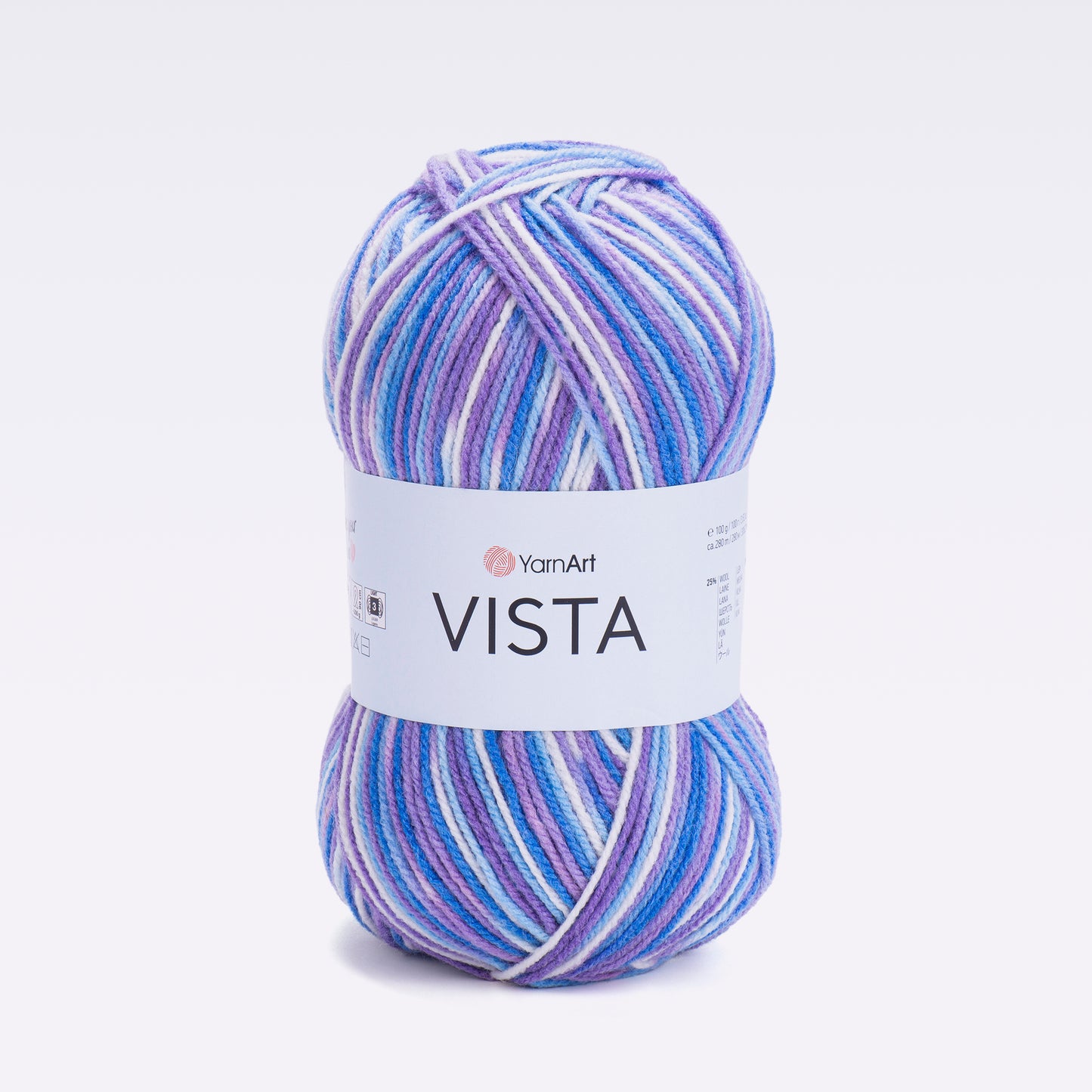 YarnArt Vista DK 5 x 100g - 280m - 25% Wool - 75% Acrylic Knitting Crochet Yarn