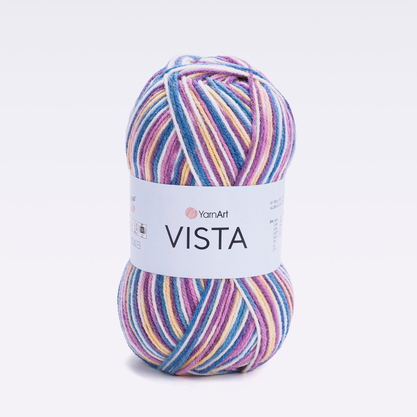 YarnArt Vista DK 5 x 100g - 280m - 25% Wool - 75% Acrylic Knitting Crochet Yarn