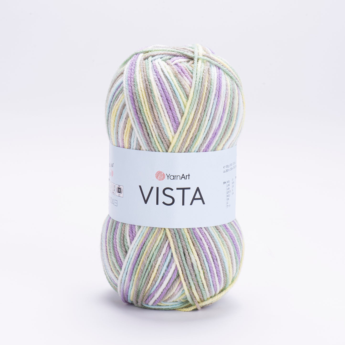 YarnArt Vista DK 5 x 100g - 280m - 25% Wool - 75% Acrylic Knitting Crochet Yarn