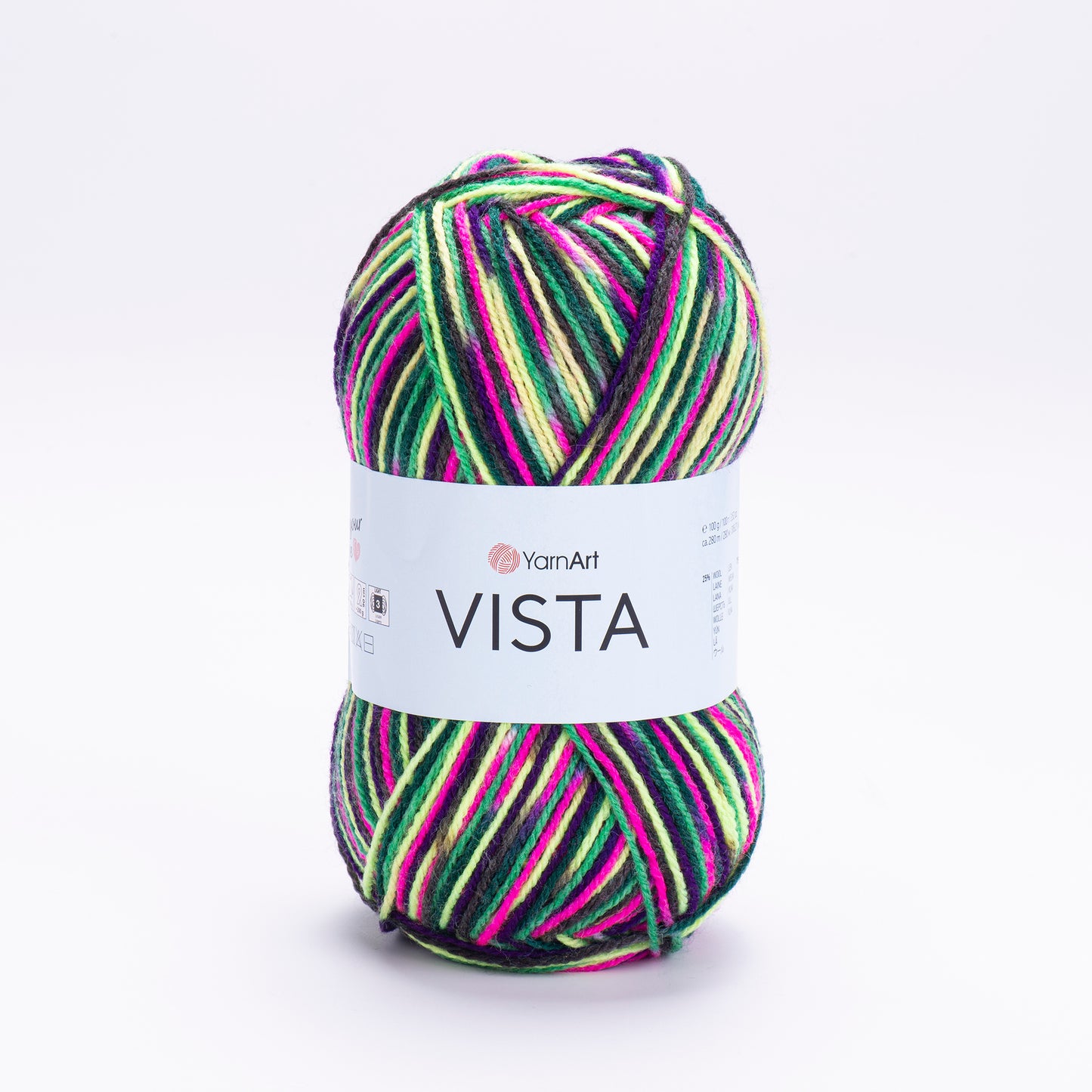 YarnArt Vista DK 5 x 100g - 280m - 25% Wool - 75% Acrylic Knitting Crochet Yarn