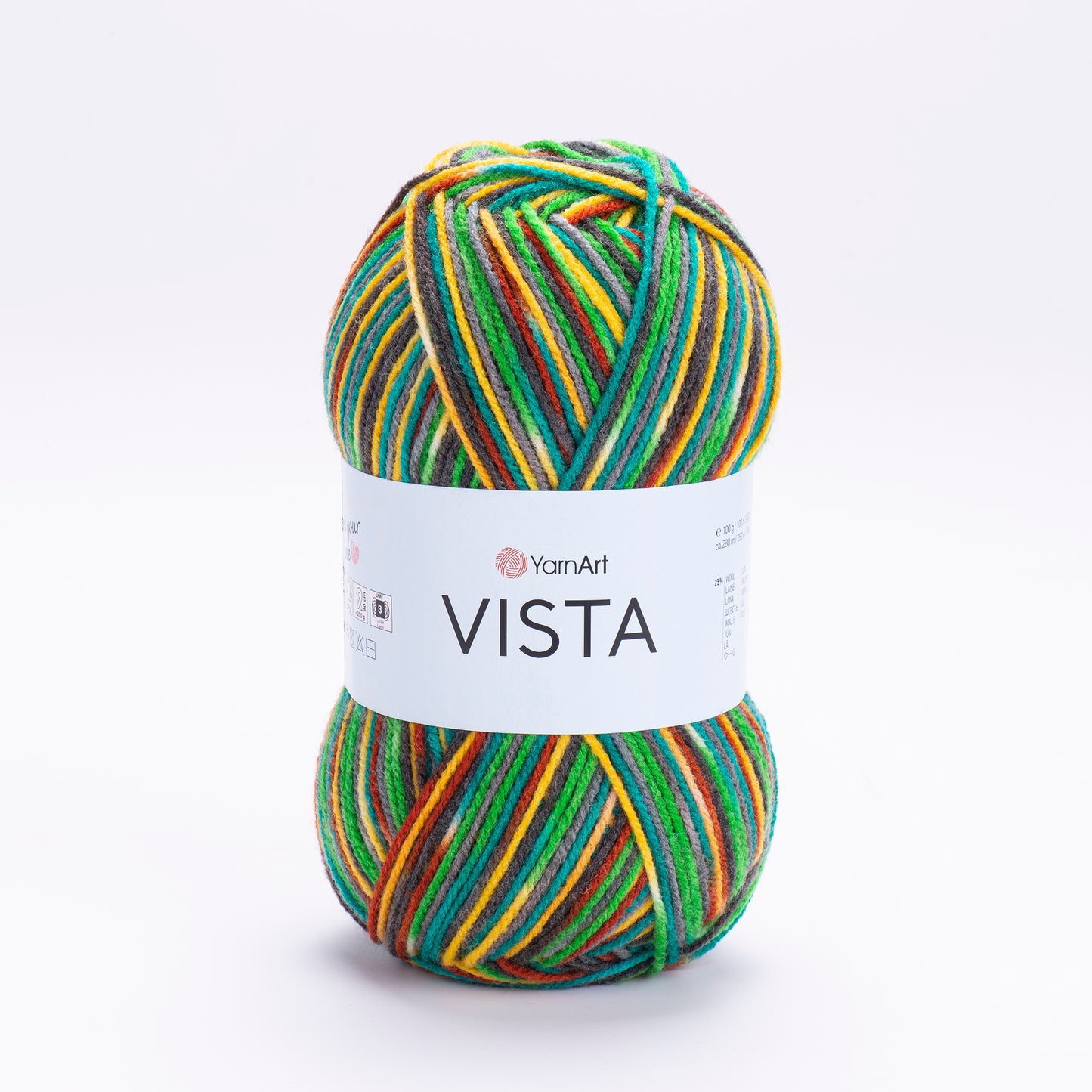 YarnArt Vista DK 5 x 100g - 280m - 25% Wool - 75% Acrylic Knitting Crochet Yarn