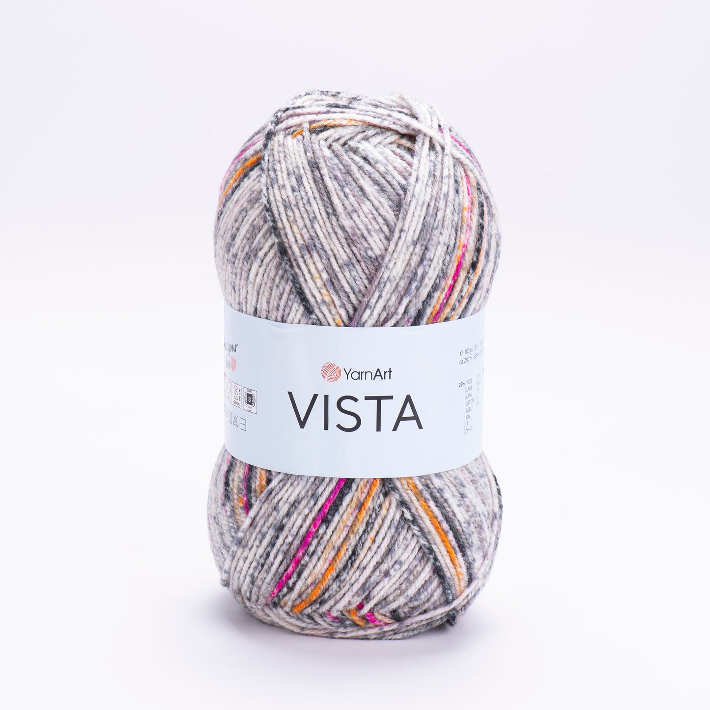 YarnArt Vista DK 5 x 100g - 280m - 25% Wool - 75% Acrylic Knitting Crochet Yarn
