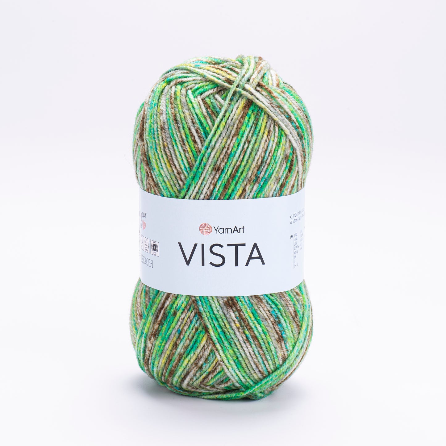 YarnArt Vista DK 5 x 100g - 280m - 25% Wool - 75% Acrylic Knitting Crochet Yarn