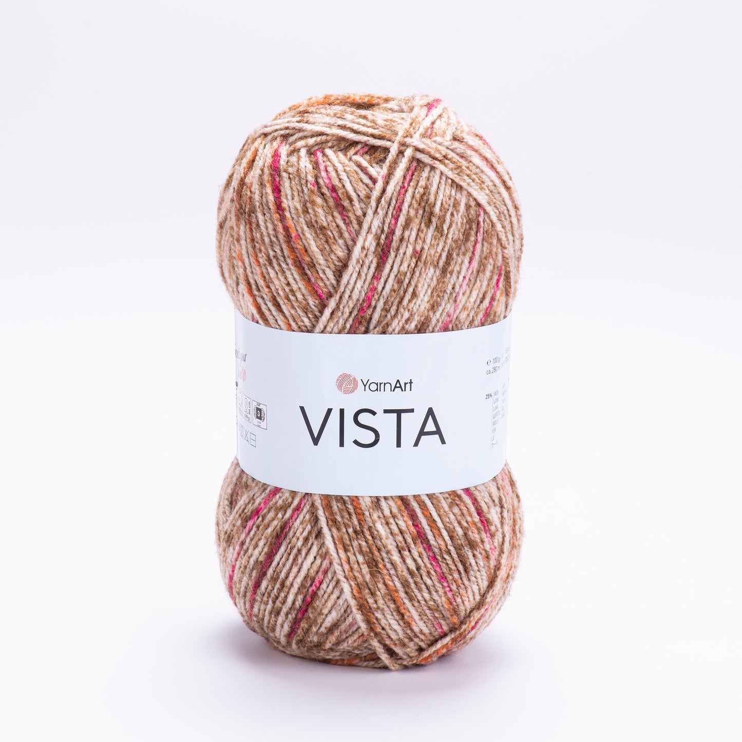 YarnArt Vista DK 5 x 100g - 280m - 25% Wool - 75% Acrylic Knitting Crochet Yarn