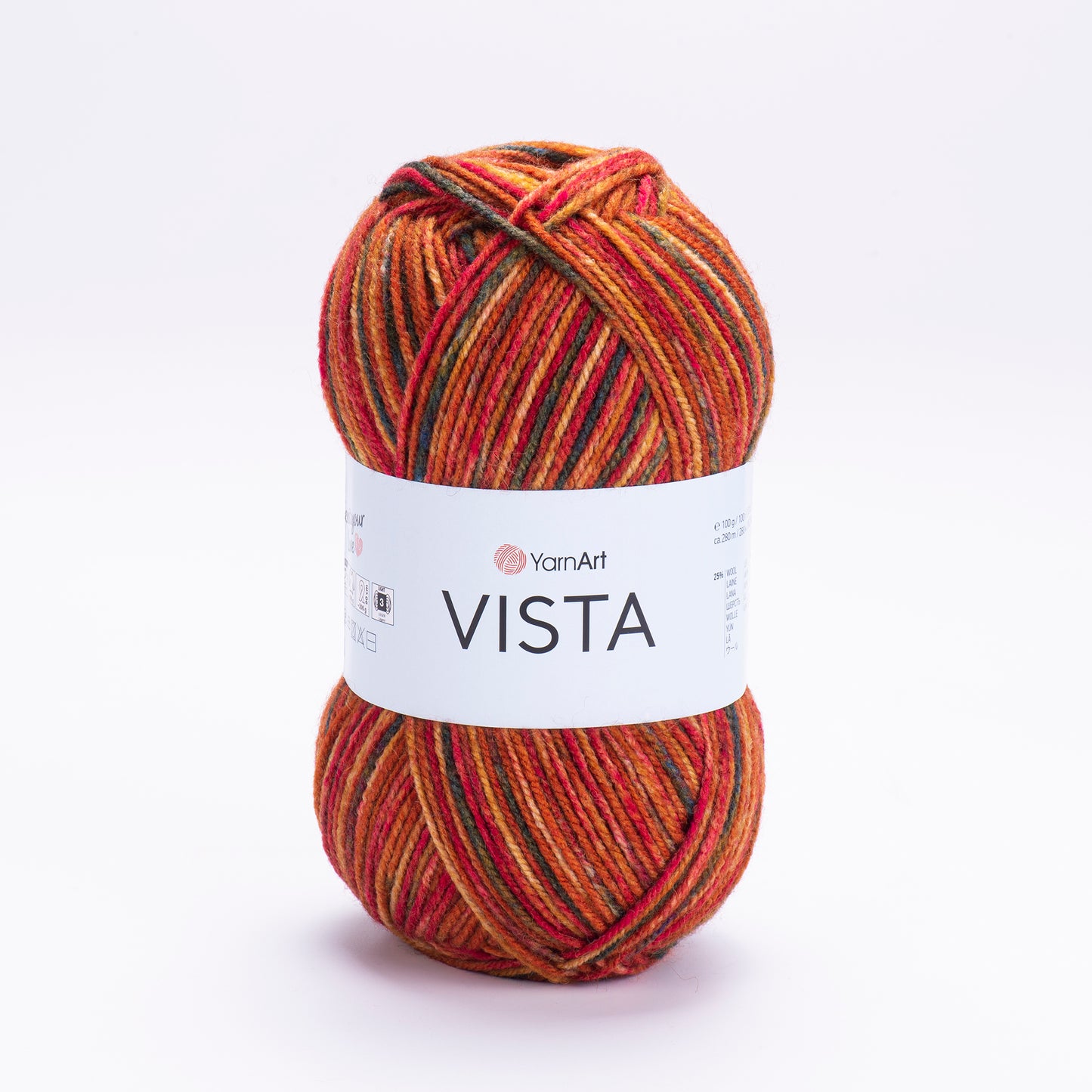 YarnArt Vista DK 5 x 100g - 280m - 25% Wool - 75% Acrylic Knitting Crochet Yarn