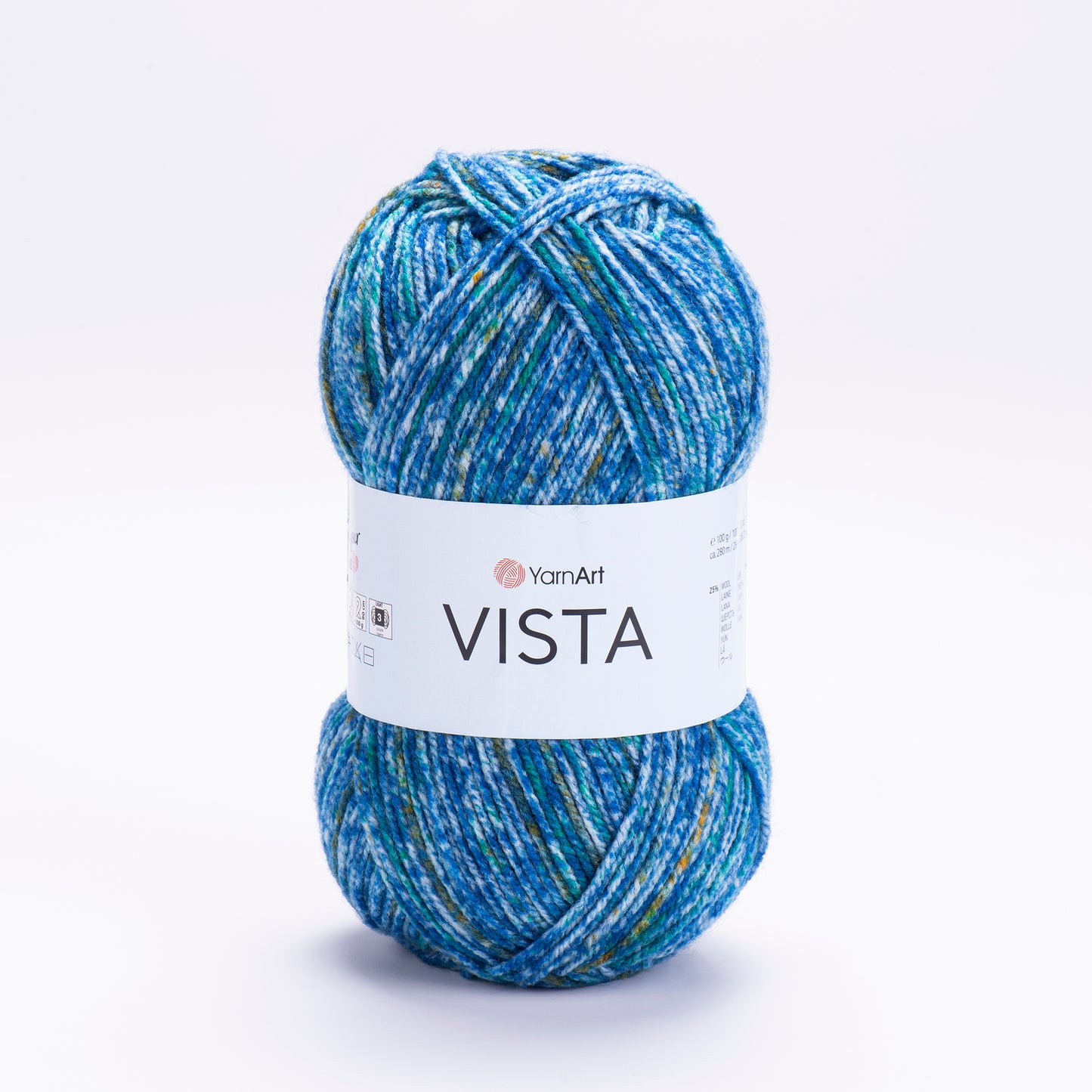 YarnArt Vista DK 5 x 100g - 280m - 25% Wool - 75% Acrylic Knitting Crochet Yarn