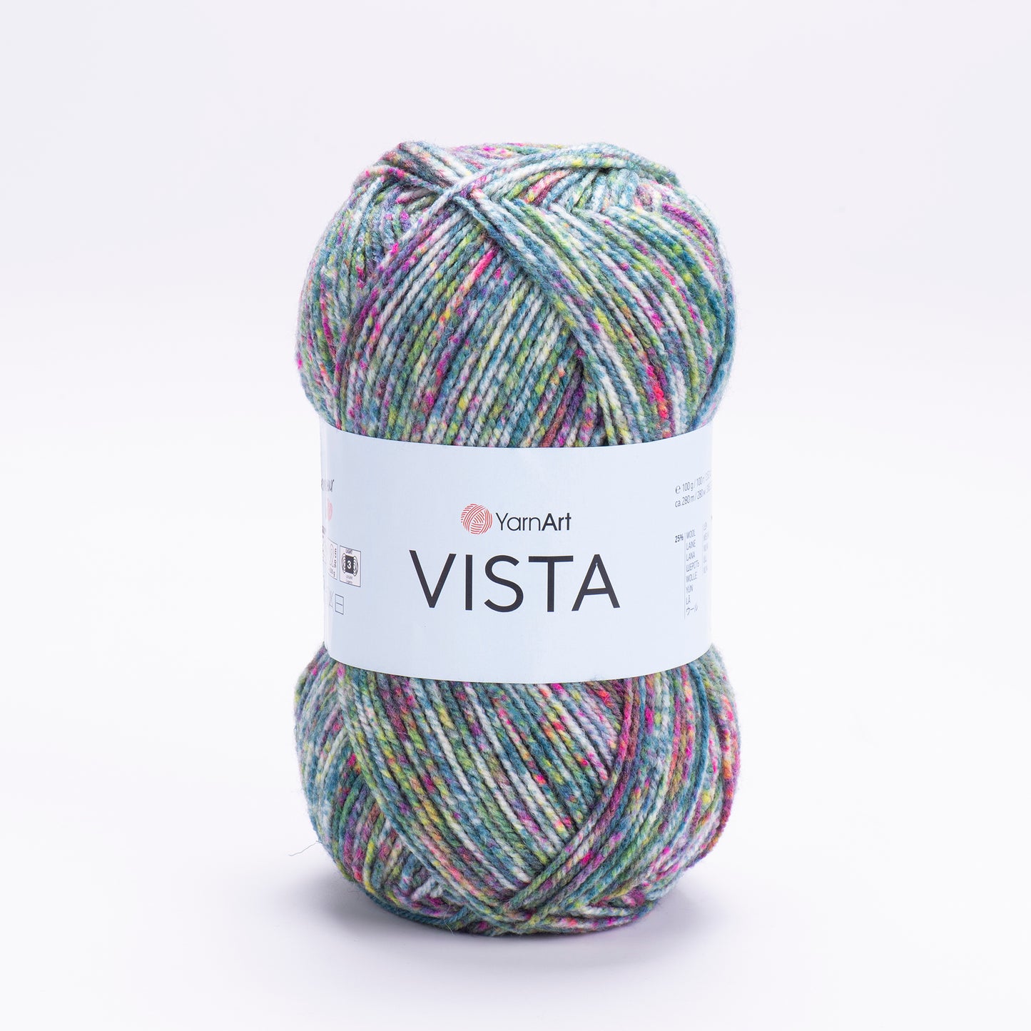YarnArt Vista DK 5 x 100g - 280m - 25% Wool - 75% Acrylic Knitting Crochet Yarn