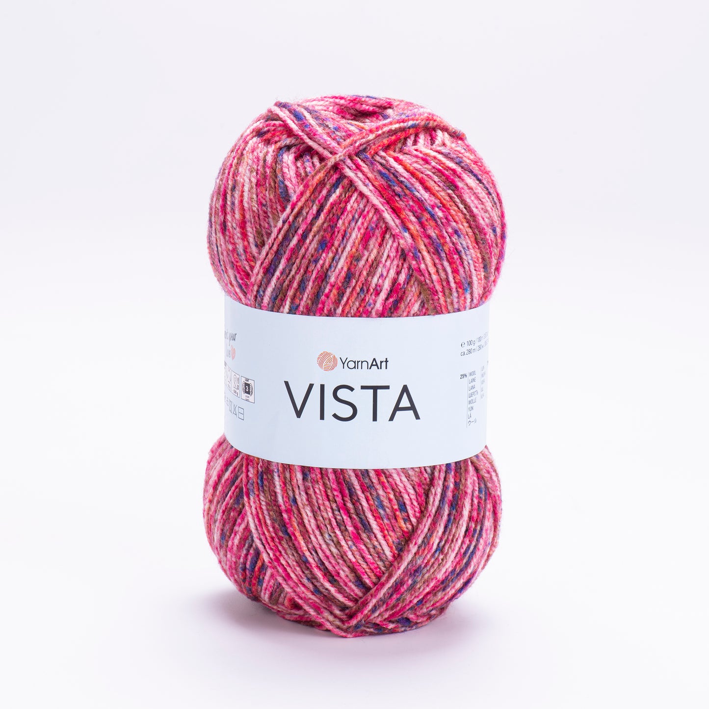 YarnArt Vista DK 5 x 100g - 280m - 25% Wool - 75% Acrylic Knitting Crochet Yarn