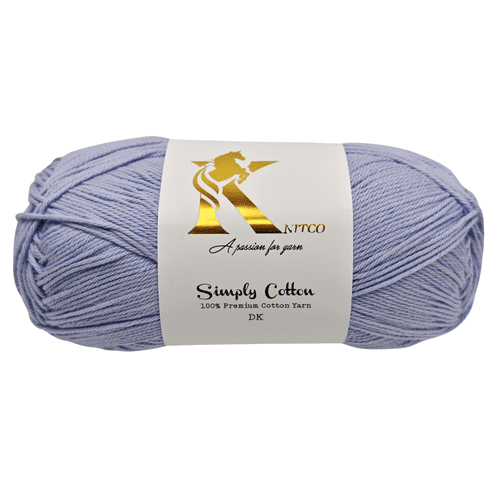 Knitco Simply Cotton DK 1 x 100g Balls 100% Premium Cotton - 250 metres - Knitting Crochet Yarn