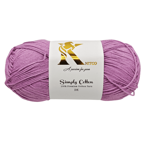 Knitco Simply Cotton DK 1 x 100g Balls 100% Premium Cotton - 250 metres - Knitting Crochet Yarn