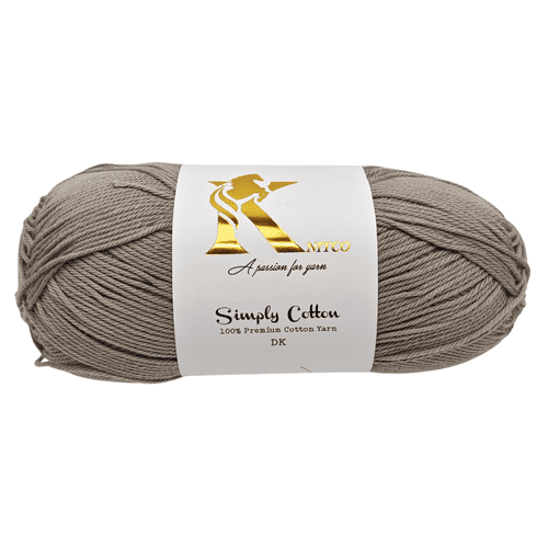 Knitco Simply Cotton DK 1 x 100g Balls 100% Premium Cotton - 250 metres - Knitting Crochet Yarn