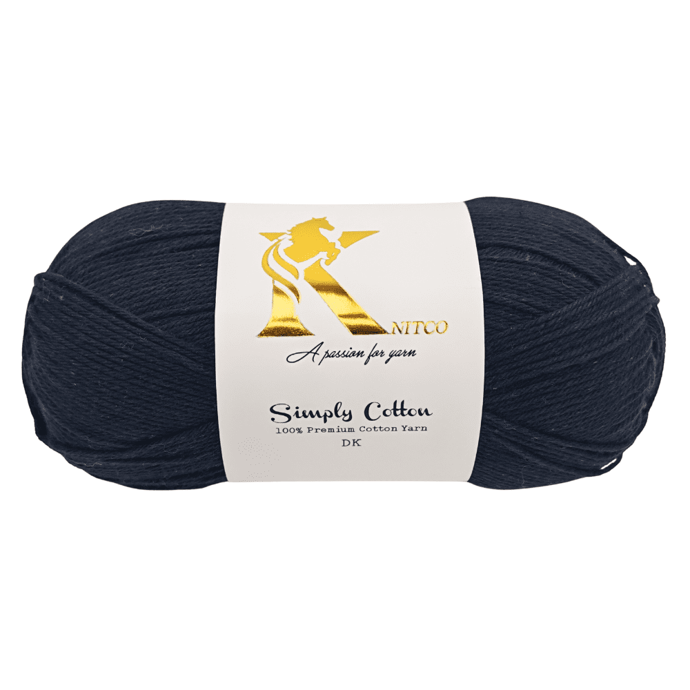 Knitco Simply Cotton DK 1 x 100g Balls 100% Premium Cotton - 250 metres - Knitting Crochet Yarn