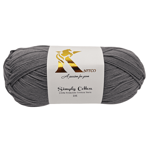 Knitco Simply Cotton DK 1 x 100g Balls 100% Premium Cotton - 250 metres - Knitting Crochet Yarn