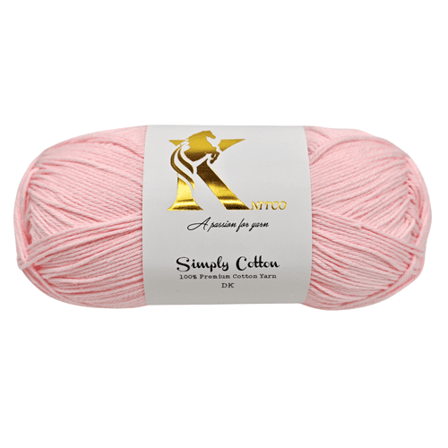 Knitco Simply Cotton DK 1 x 100g Balls 100% Premium Cotton - 250 metres - Knitting Crochet Yarn