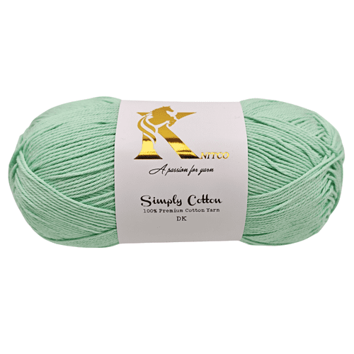 Knitco Simply Cotton DK 1 x 100g Balls 100% Premium Cotton - 250 metres - Knitting Crochet Yarn