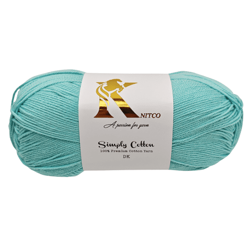 Knitco Simply Cotton DK 1 x 100g Balls 100% Premium Cotton - 250 metres - Knitting Crochet Yarn